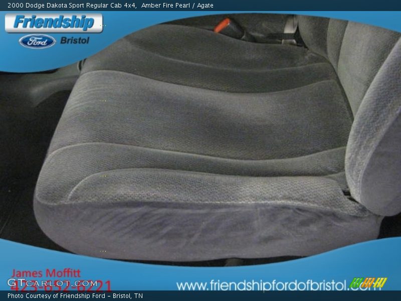 Amber Fire Pearl / Agate 2000 Dodge Dakota Sport Regular Cab 4x4