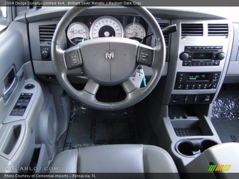 Brilliant Silver Metallic / Medium Slate Gray 2004 Dodge Durango Limited 4x4