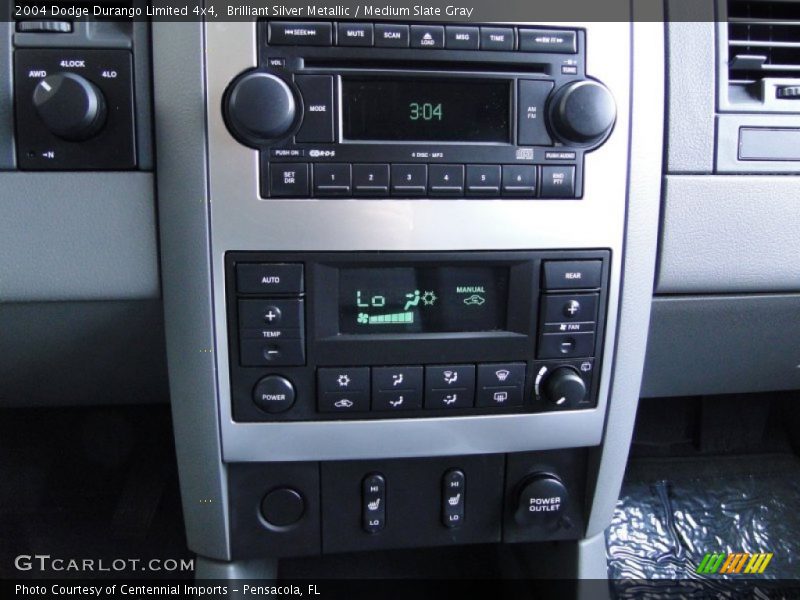 Brilliant Silver Metallic / Medium Slate Gray 2004 Dodge Durango Limited 4x4