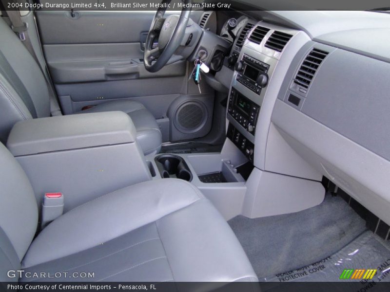 Brilliant Silver Metallic / Medium Slate Gray 2004 Dodge Durango Limited 4x4