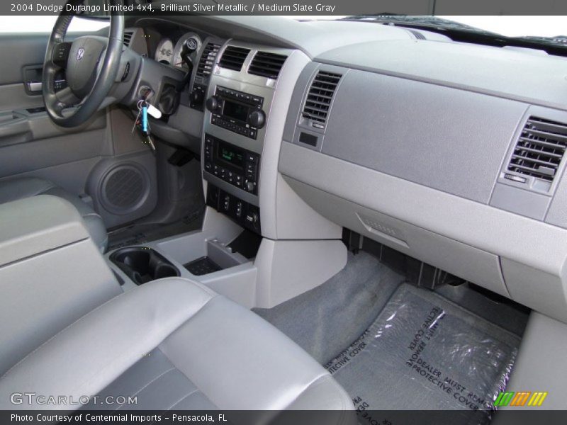 Brilliant Silver Metallic / Medium Slate Gray 2004 Dodge Durango Limited 4x4