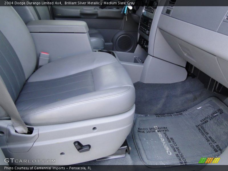 Brilliant Silver Metallic / Medium Slate Gray 2004 Dodge Durango Limited 4x4