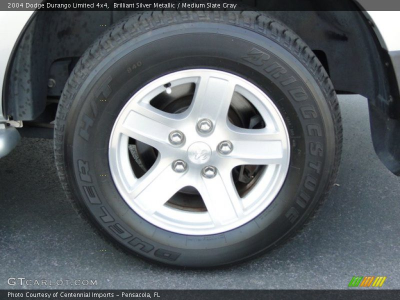 Brilliant Silver Metallic / Medium Slate Gray 2004 Dodge Durango Limited 4x4