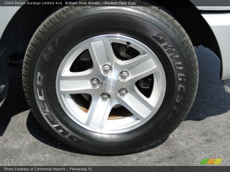 Brilliant Silver Metallic / Medium Slate Gray 2004 Dodge Durango Limited 4x4