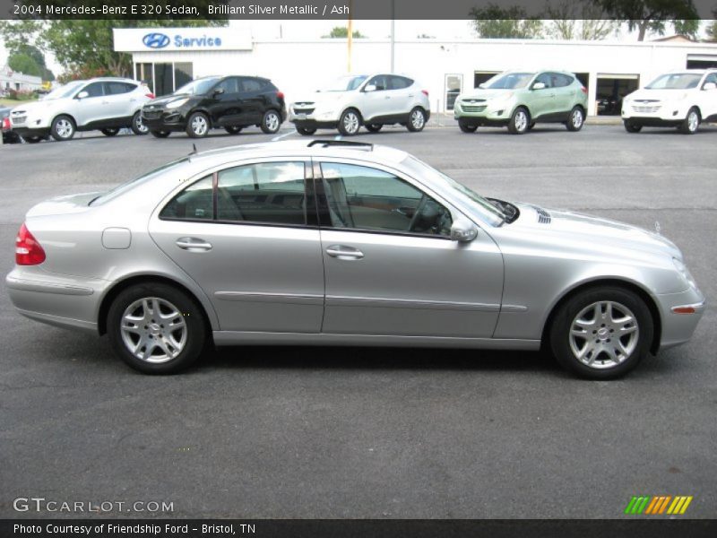 Brilliant Silver Metallic / Ash 2004 Mercedes-Benz E 320 Sedan