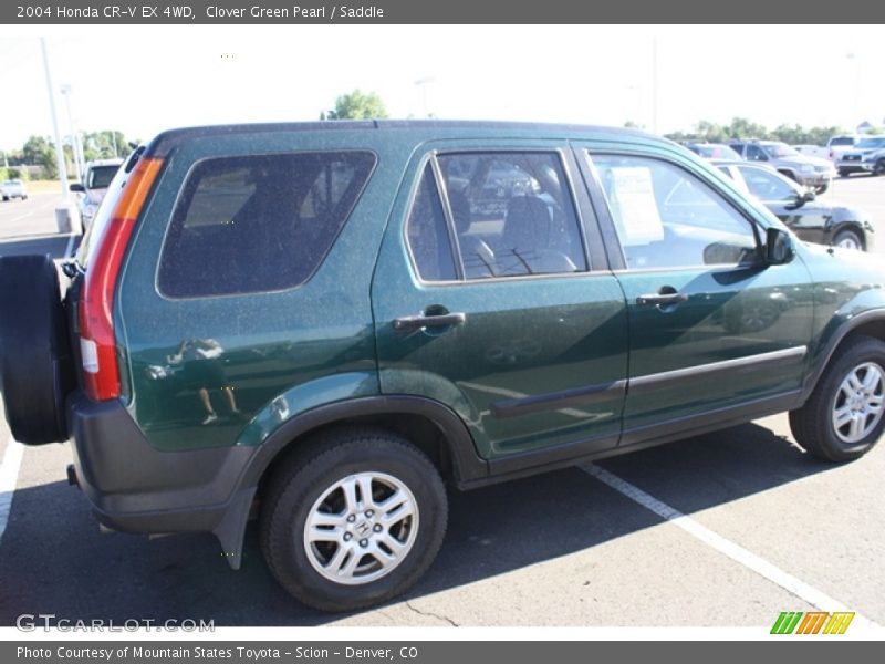 Clover Green Pearl / Saddle 2004 Honda CR-V EX 4WD
