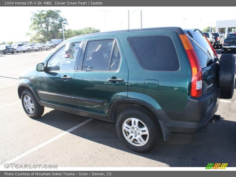 Clover Green Pearl / Saddle 2004 Honda CR-V EX 4WD