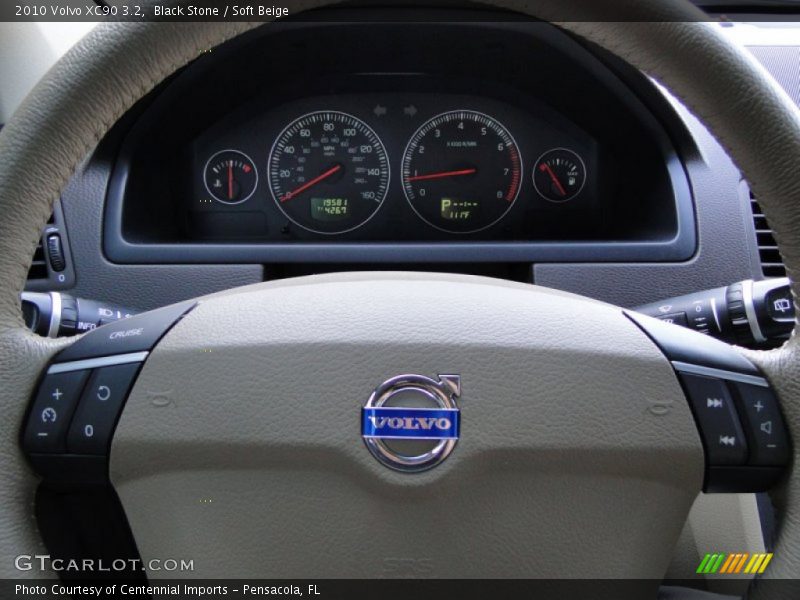 Black Stone / Soft Beige 2010 Volvo XC90 3.2