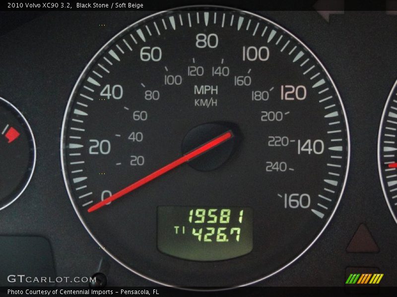 Black Stone / Soft Beige 2010 Volvo XC90 3.2