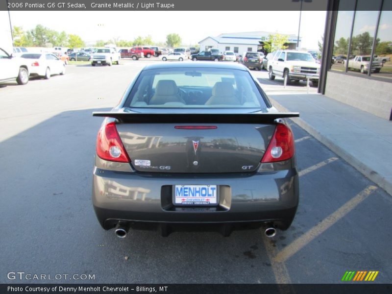 Granite Metallic / Light Taupe 2006 Pontiac G6 GT Sedan