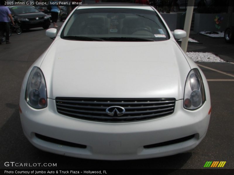Ivory Pearl / Wheat 2005 Infiniti G 35 Coupe