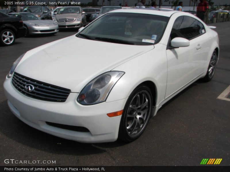 Ivory Pearl / Wheat 2005 Infiniti G 35 Coupe