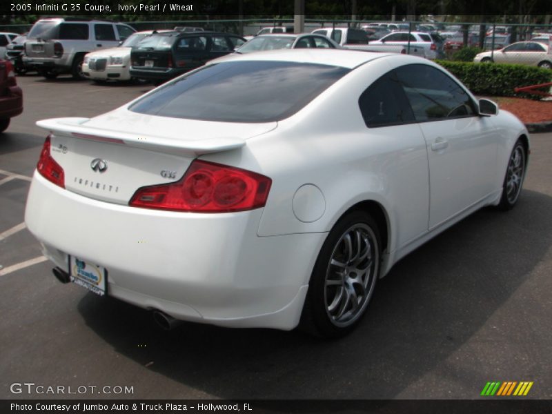 Ivory Pearl / Wheat 2005 Infiniti G 35 Coupe