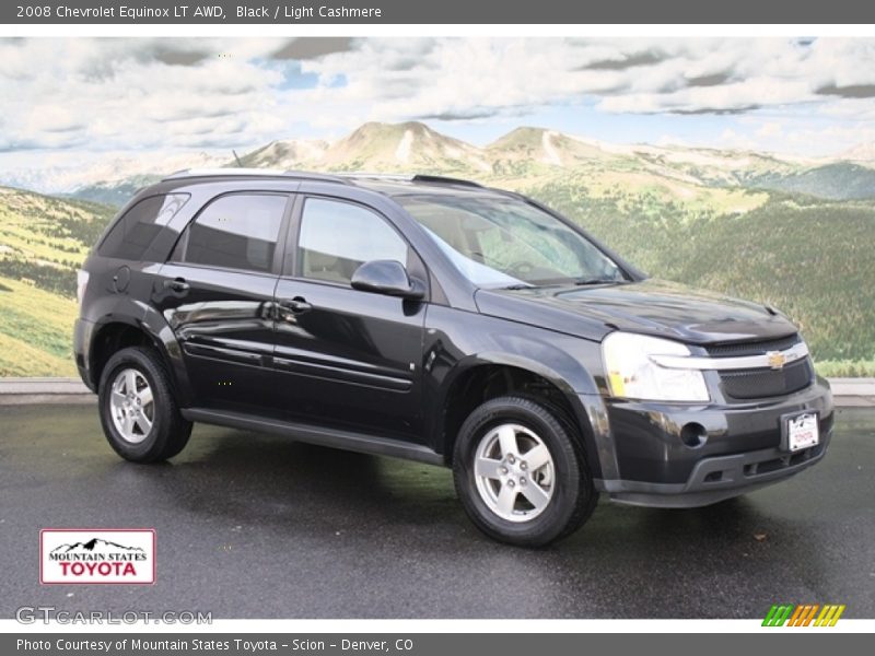Black / Light Cashmere 2008 Chevrolet Equinox LT AWD