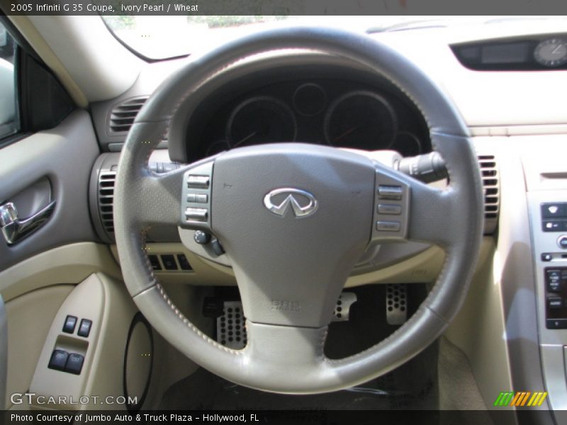 Ivory Pearl / Wheat 2005 Infiniti G 35 Coupe