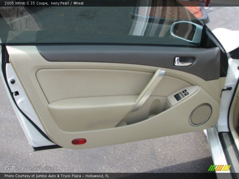 Ivory Pearl / Wheat 2005 Infiniti G 35 Coupe