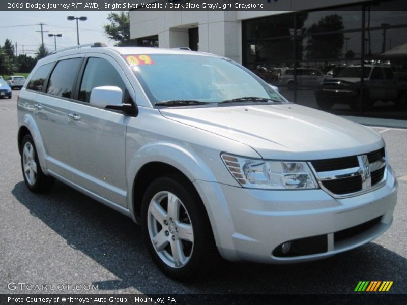 Bright Silver Metallic / Dark Slate Gray/Light Graystone 2009 Dodge Journey R/T AWD