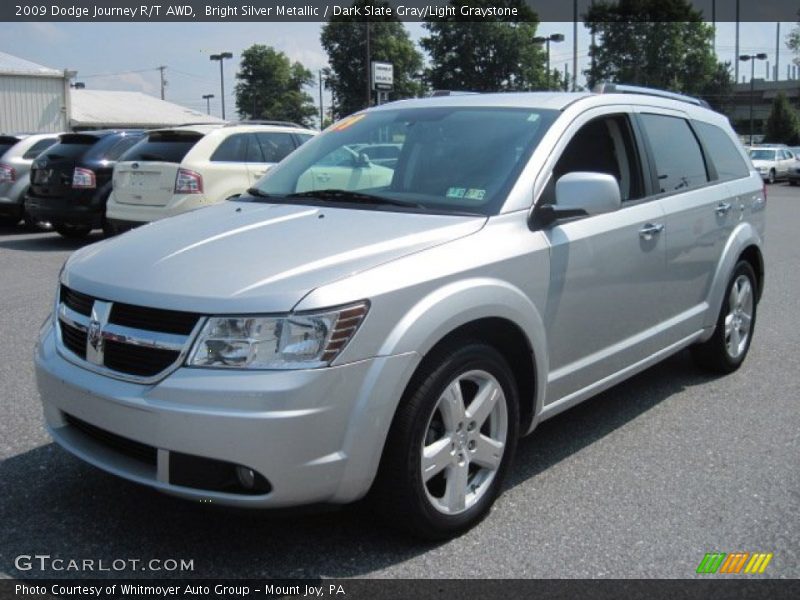 Bright Silver Metallic / Dark Slate Gray/Light Graystone 2009 Dodge Journey R/T AWD