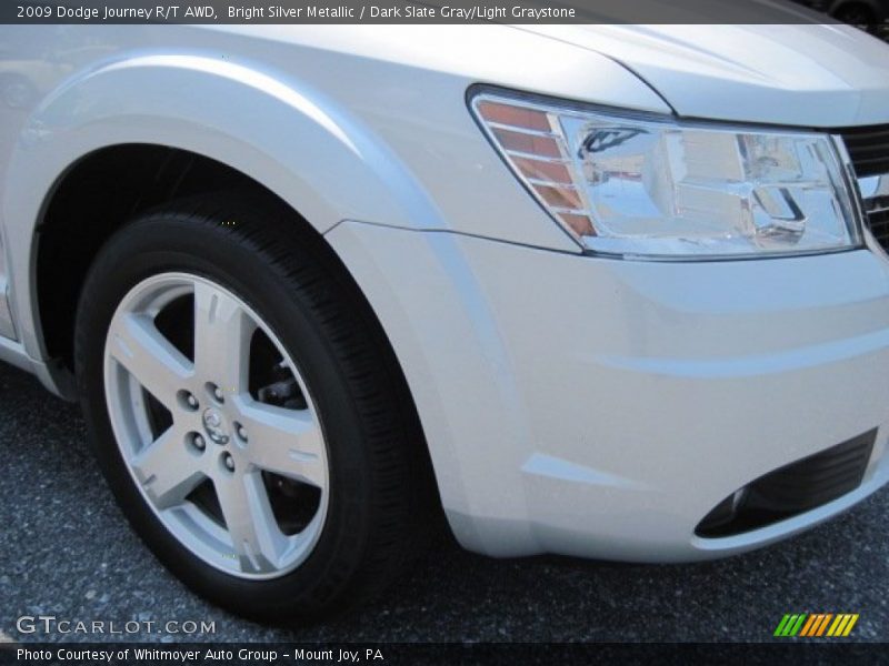 Bright Silver Metallic / Dark Slate Gray/Light Graystone 2009 Dodge Journey R/T AWD