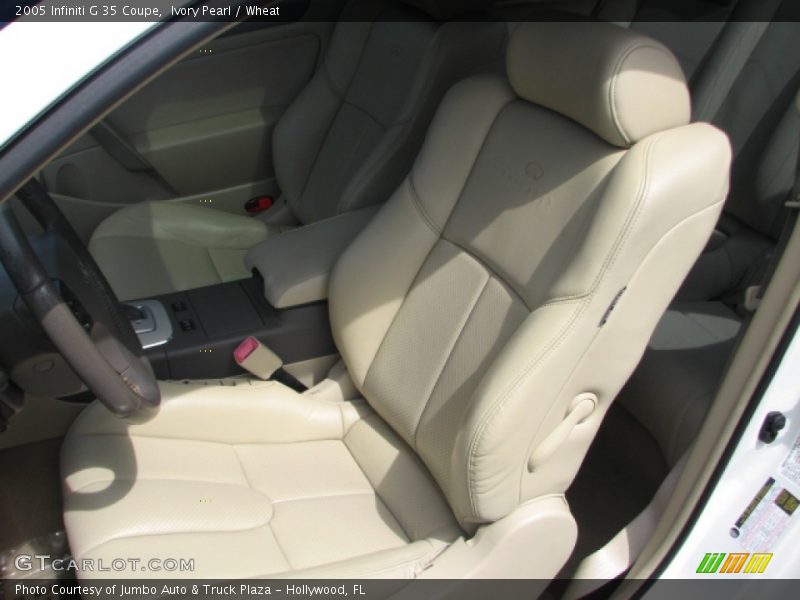 Ivory Pearl / Wheat 2005 Infiniti G 35 Coupe