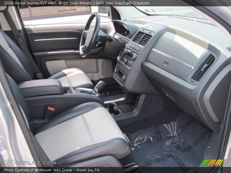 Bright Silver Metallic / Dark Slate Gray/Light Graystone 2009 Dodge Journey R/T AWD