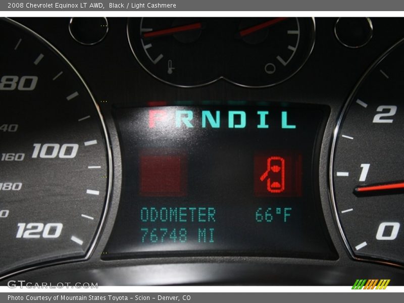 Black / Light Cashmere 2008 Chevrolet Equinox LT AWD