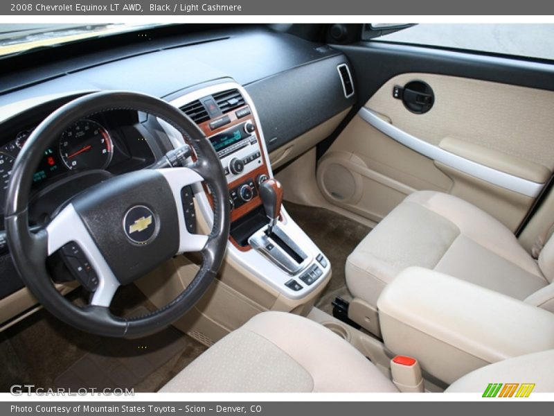 Black / Light Cashmere 2008 Chevrolet Equinox LT AWD