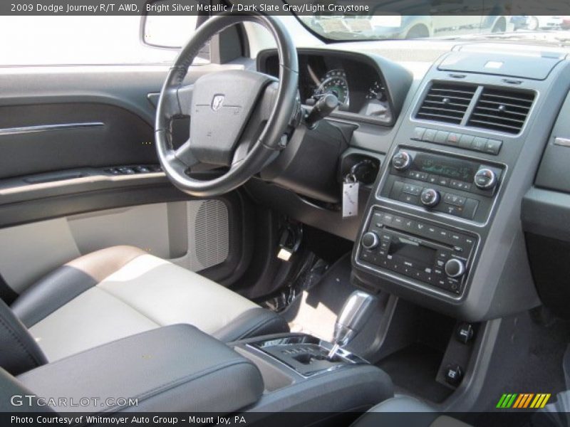 Bright Silver Metallic / Dark Slate Gray/Light Graystone 2009 Dodge Journey R/T AWD