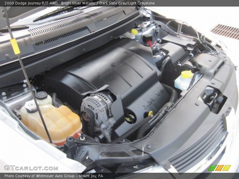 Bright Silver Metallic / Dark Slate Gray/Light Graystone 2009 Dodge Journey R/T AWD