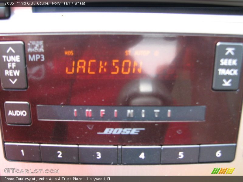 Ivory Pearl / Wheat 2005 Infiniti G 35 Coupe