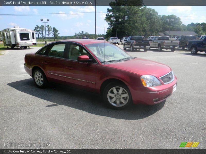 Redfire Metallic / Shale Grey 2005 Ford Five Hundred SEL