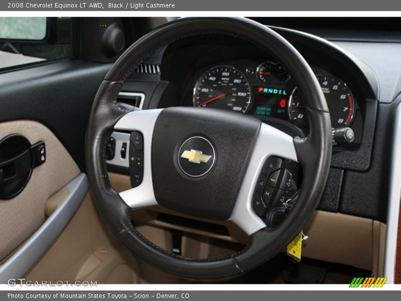 Black / Light Cashmere 2008 Chevrolet Equinox LT AWD