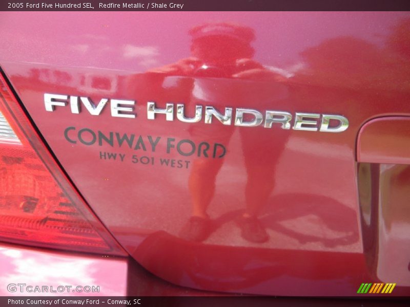 Redfire Metallic / Shale Grey 2005 Ford Five Hundred SEL