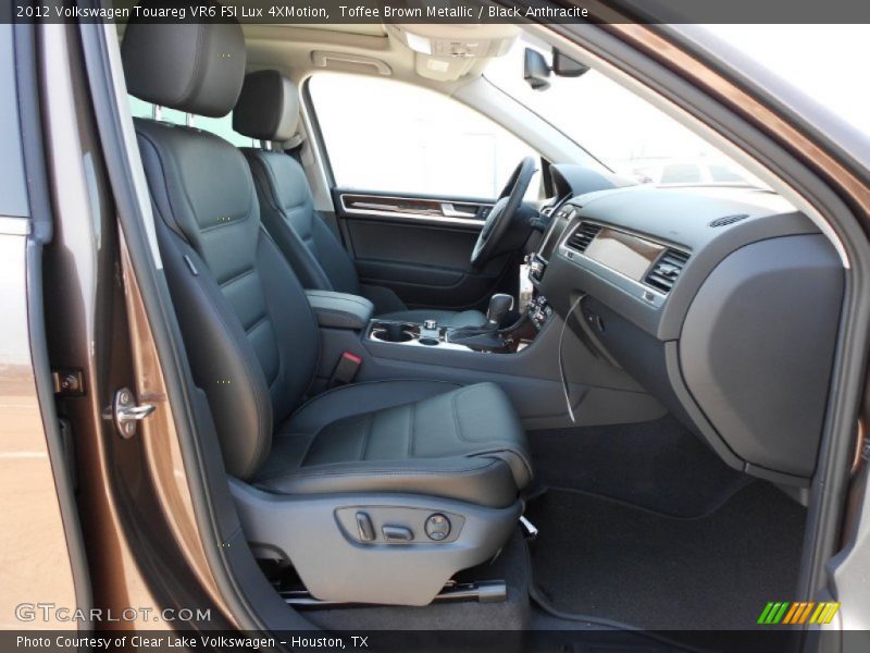 2012 Touareg VR6 FSI Lux 4XMotion Black Anthracite Interior