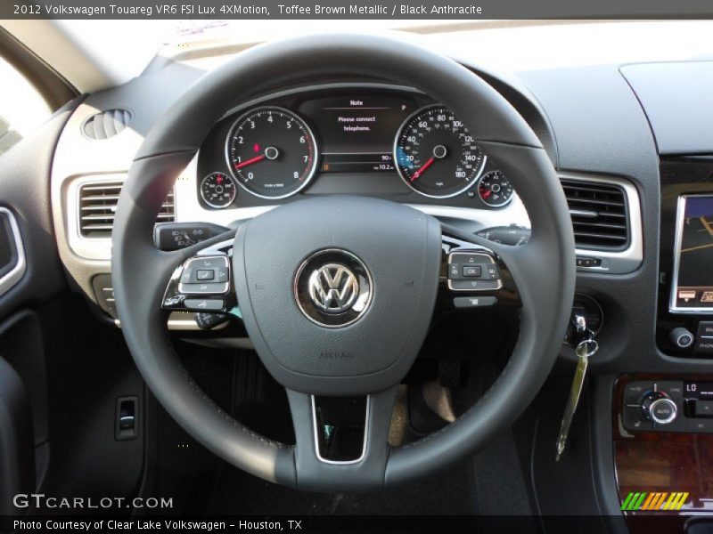  2012 Touareg VR6 FSI Lux 4XMotion Steering Wheel