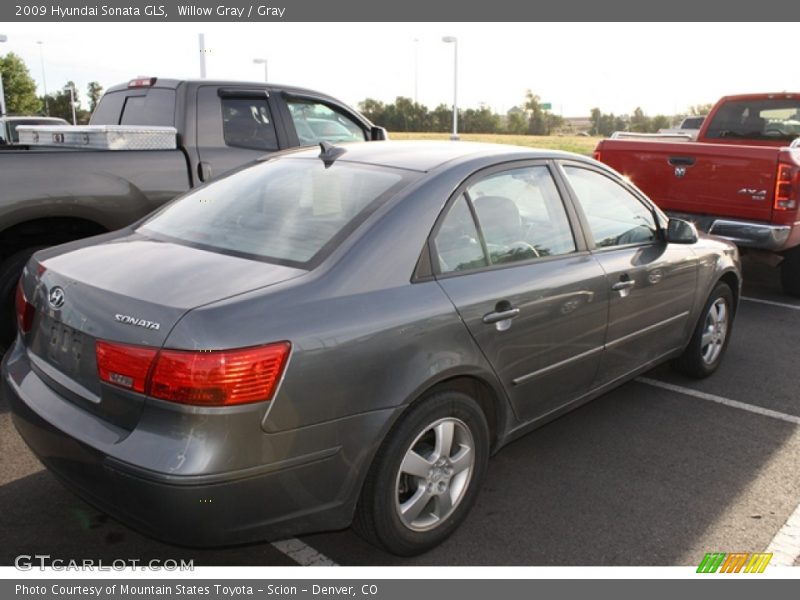 Willow Gray / Gray 2009 Hyundai Sonata GLS