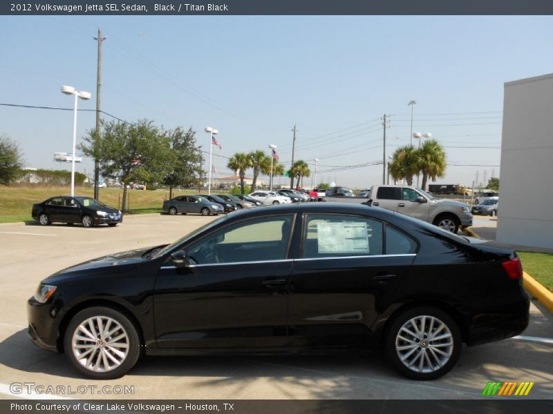 Black / Titan Black 2012 Volkswagen Jetta SEL Sedan