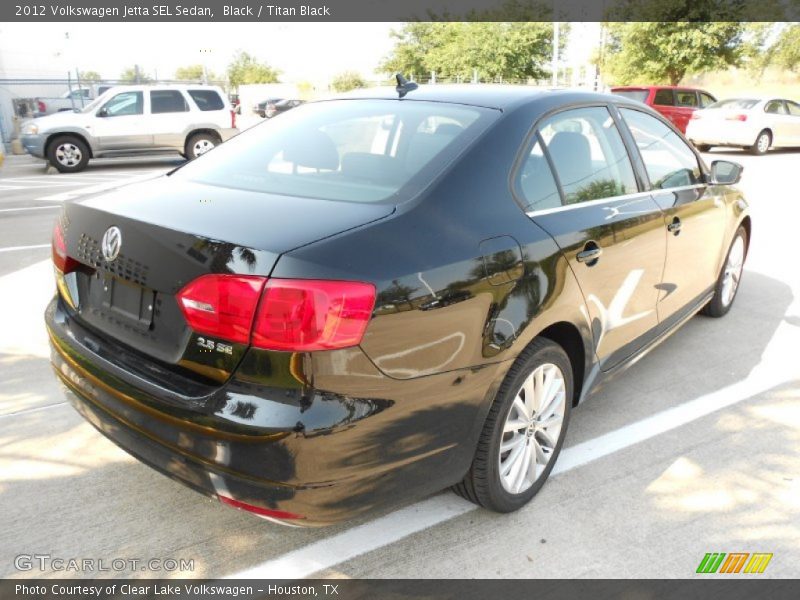 Black / Titan Black 2012 Volkswagen Jetta SEL Sedan