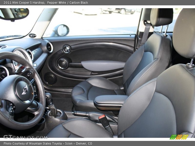 Pepper White / Carbon Black 2011 Mini Cooper S Hardtop