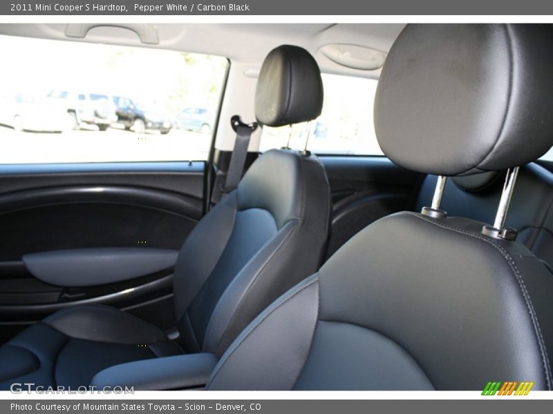 Pepper White / Carbon Black 2011 Mini Cooper S Hardtop