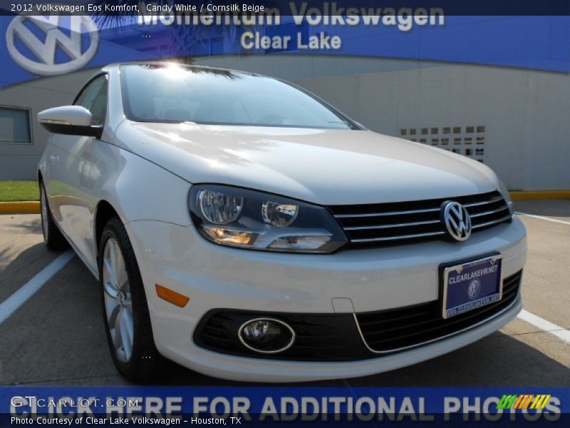 Candy White / Cornsilk Beige 2012 Volkswagen Eos Komfort