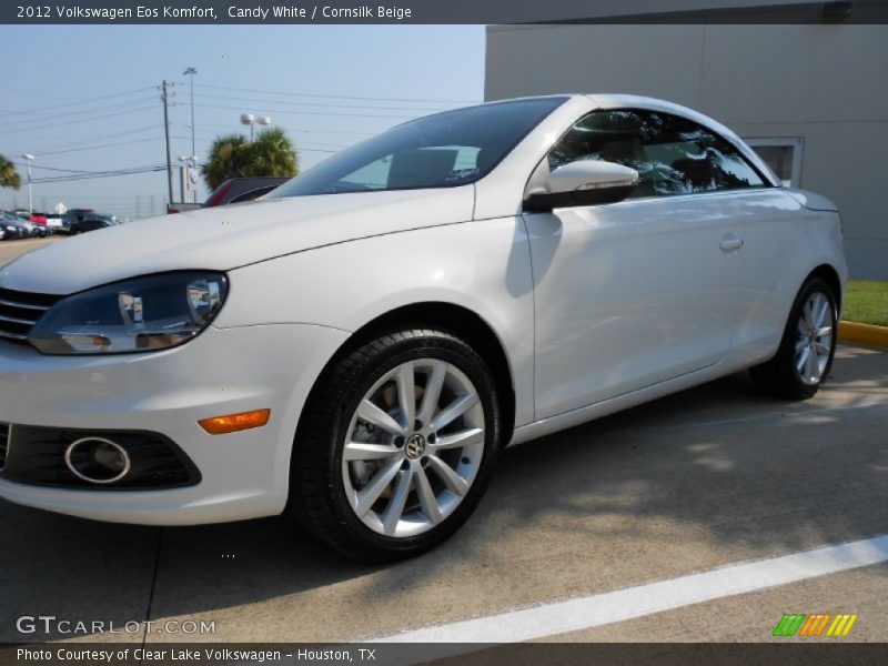 Candy White / Cornsilk Beige 2012 Volkswagen Eos Komfort