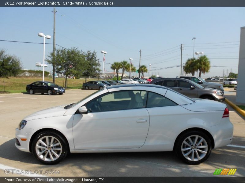 Candy White / Cornsilk Beige 2012 Volkswagen Eos Komfort