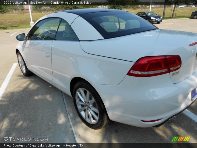 Candy White / Cornsilk Beige 2012 Volkswagen Eos Komfort