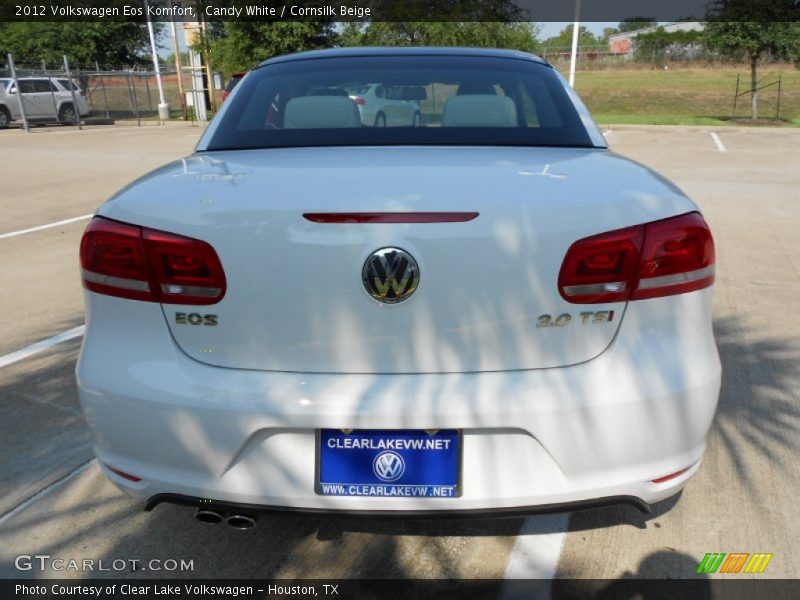 Candy White / Cornsilk Beige 2012 Volkswagen Eos Komfort