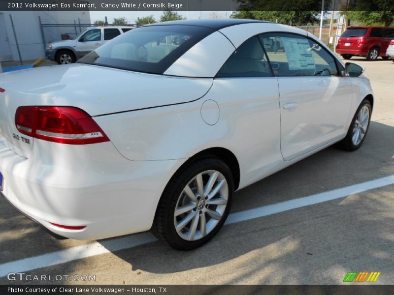 Candy White / Cornsilk Beige 2012 Volkswagen Eos Komfort
