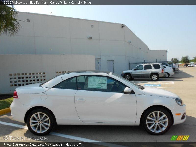 Candy White / Cornsilk Beige 2012 Volkswagen Eos Komfort