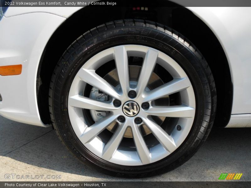 Candy White / Cornsilk Beige 2012 Volkswagen Eos Komfort