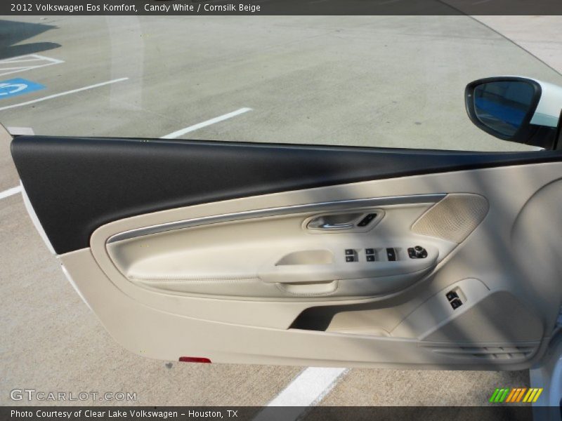 Candy White / Cornsilk Beige 2012 Volkswagen Eos Komfort
