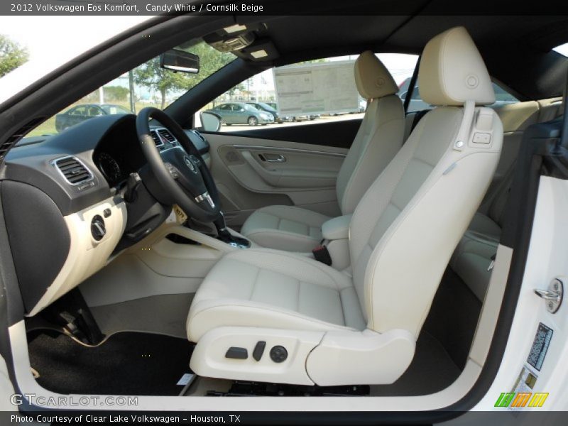 Candy White / Cornsilk Beige 2012 Volkswagen Eos Komfort